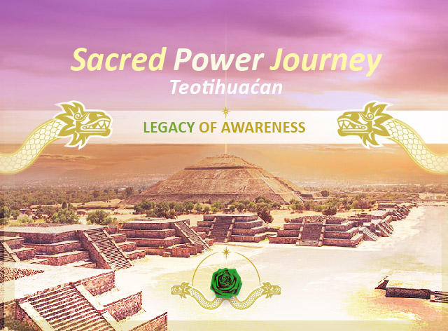 Power Journey Header image overlooking the ancient pyramid site of Treotihucan Mexico